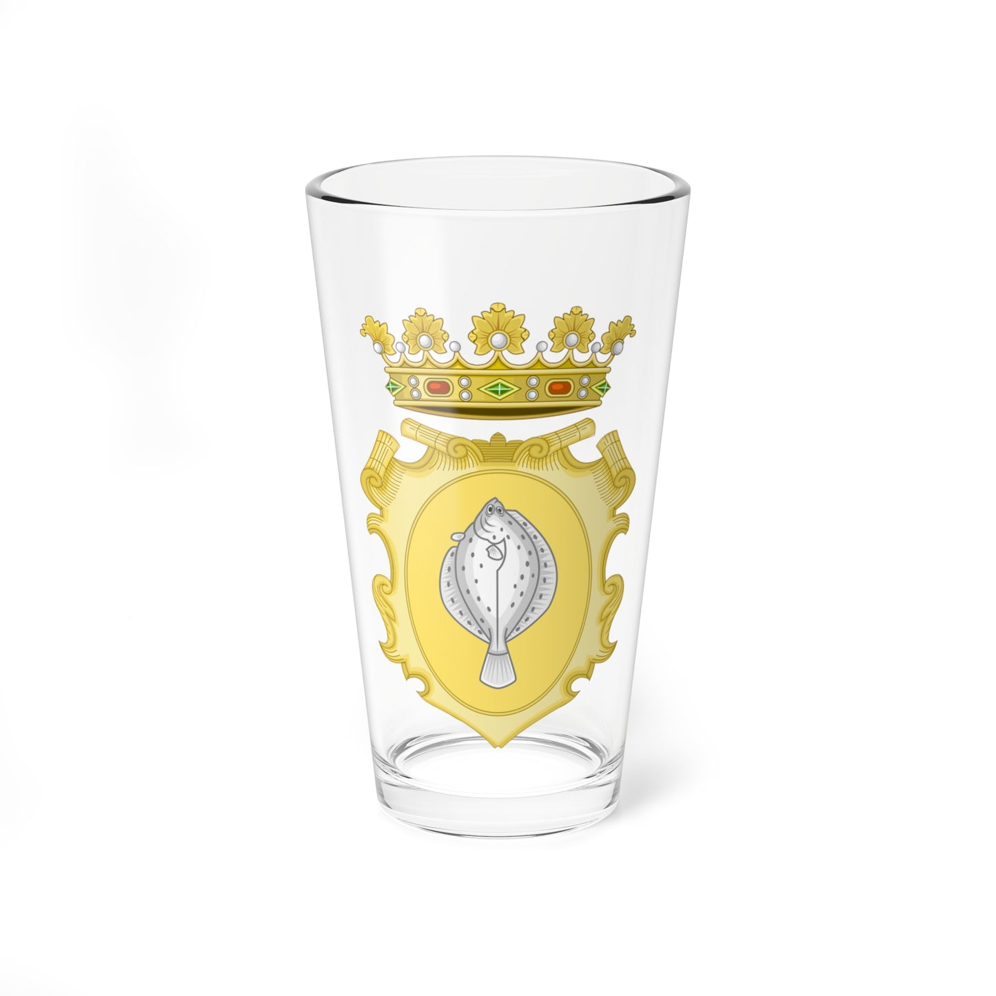 Comacchio-Stemma Storico (Italy) (Coat of Arms) Pint Glass 16oz