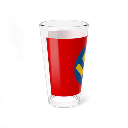 Flag of Svenska Nationalsocialistiska Partiet (Sweden) Pint Glass 16oz