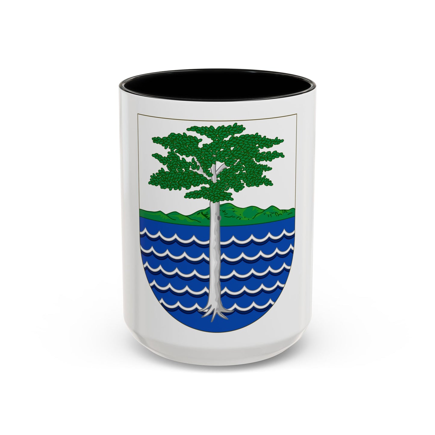 Coat of Arms of the Portuguese and Spanish Guinea - Accent Coffee Mug