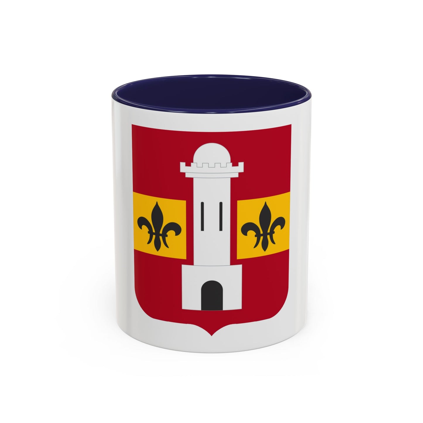 740th Antiaircraft Artillery Gun Battalion v2 (U.S. Army) Accent Coffee Mug