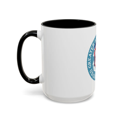 USCG Greater Antilles Section (U.S. Coast Guard) Accent Coffee Mug