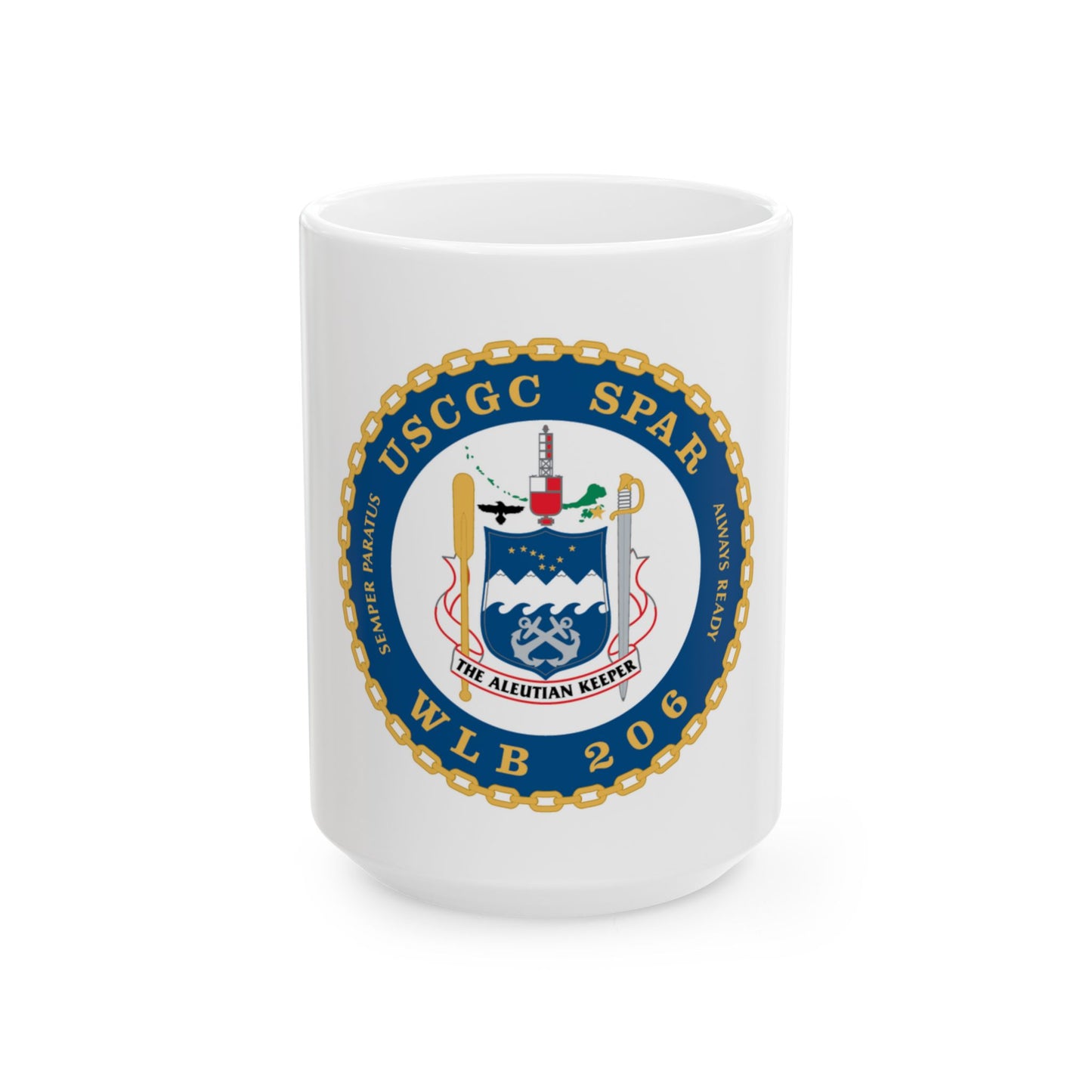 USCGC Spar WLB 206 (U.S. Coast Guard) White Coffee Mug