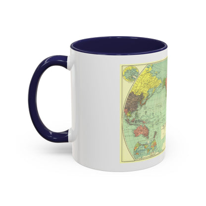 World Map (1932) (Map) Accent Coffee Mug
