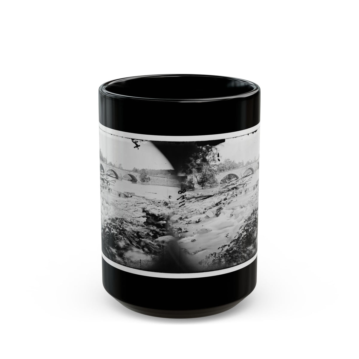 Antietam, Maryland. View Of Antietam Bridge (U.S. Civil War) Black Coffee Mug