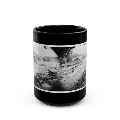 Antietam, Maryland. View Of Antietam Bridge (U.S. Civil War) Black Coffee Mug