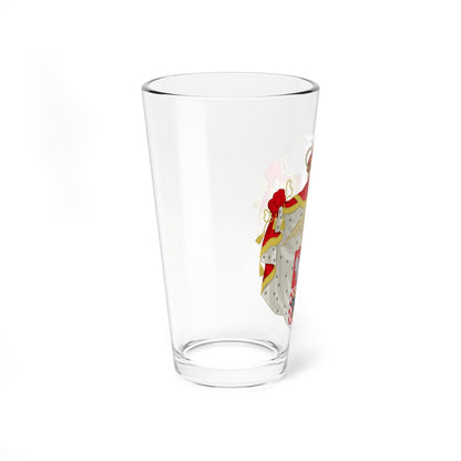 Coat of Arms of Vladislav Warnenczyk (Lithuania) (Coat of Arms) Pint Glass 16oz