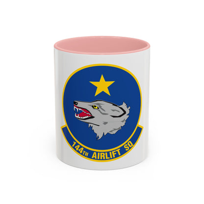 144 Airlift Squadron (U.S. Air Force) Accent Coffee Mug