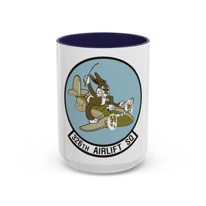 326th Airlift Squadron (U.S. Air Force) Accent Coffee Mug
