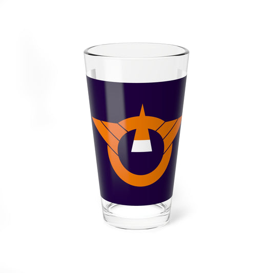 Flag of Shari Hokkaido (Japan) Pint Glass 16oz
