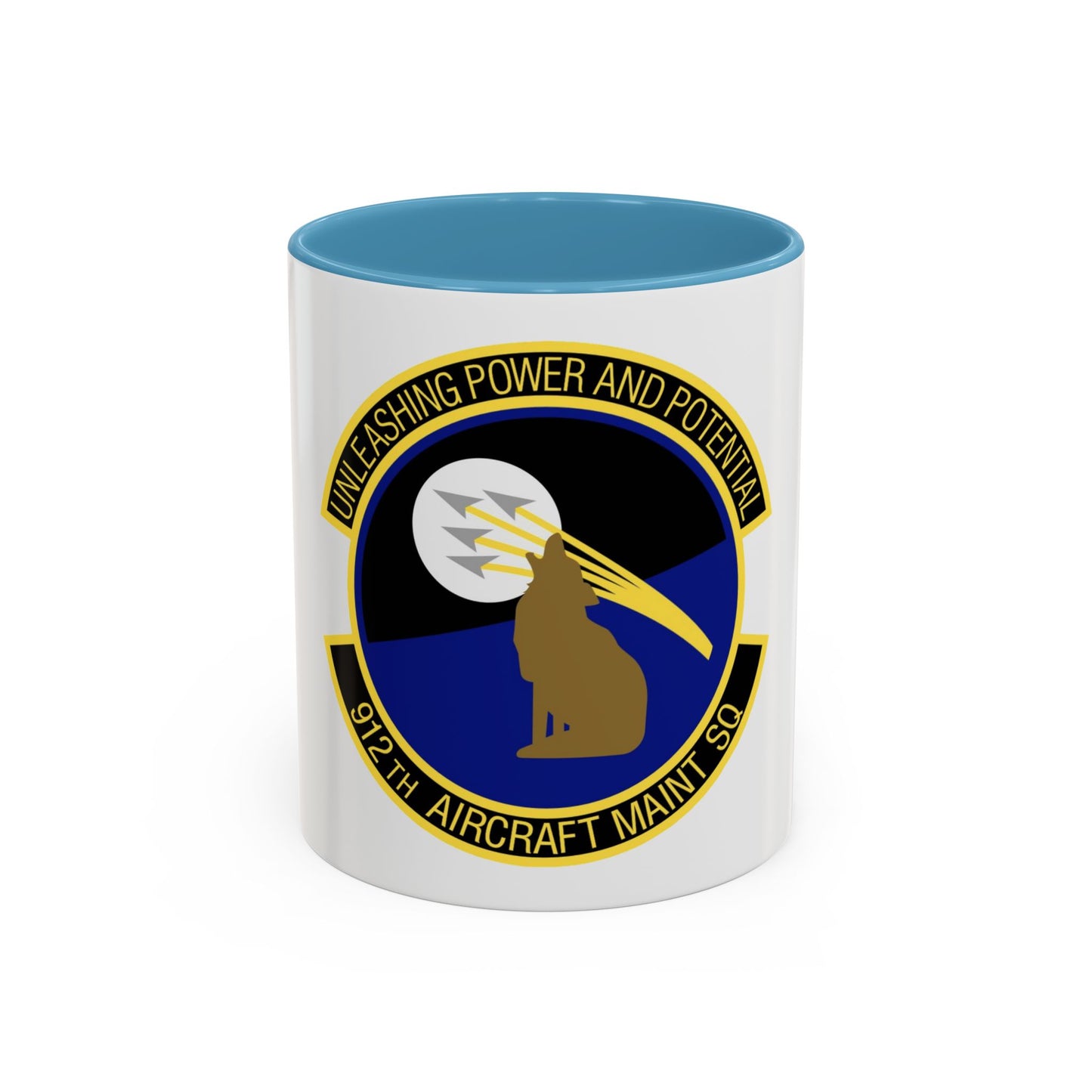 912th Aircraft Maintenance Squadron (U.S. Air Force) Accent Coffee Mug