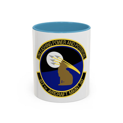 912th Aircraft Maintenance Squadron (U.S. Air Force) Accent Coffee Mug