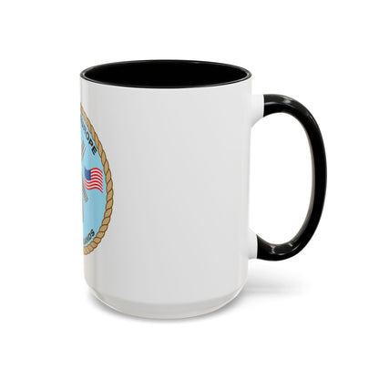 USCG Activities Europe the Netherlands (U.S. Coast Guard) Accent Coffee Mug
