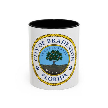 Seal of Bradenton Florida - Accent Coffee Mug