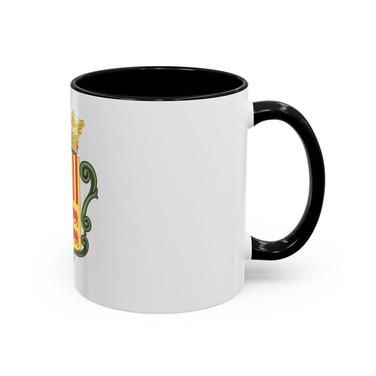 Coat of arms of Andorra (1800-1949) - Accent Coffee Mug