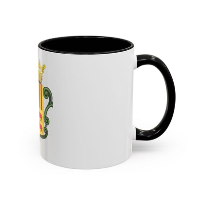 Coat of arms of Andorra (1800-1949) - Accent Coffee Mug