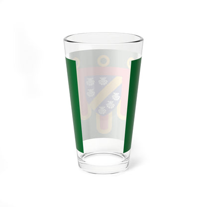 Drapeau fr departement Cantal (France) Pint Glass 16oz