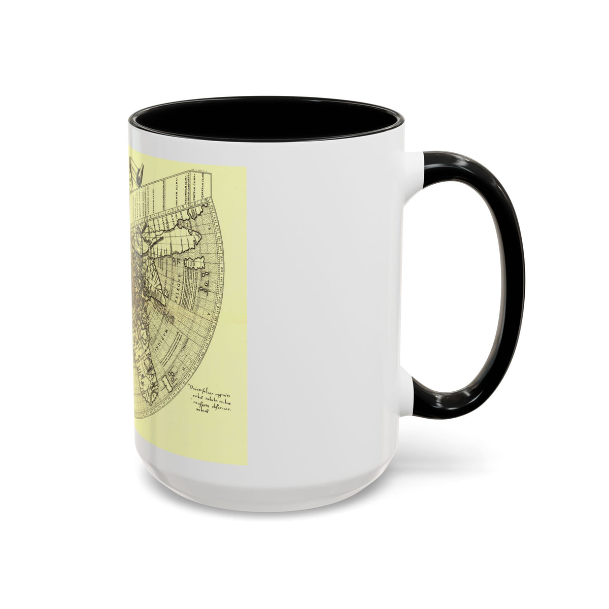 World Map - Ruysch (1508) (Map) Accent Coffee Mug