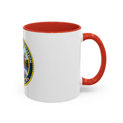 USCG Station Bellingham WA (U.S. Coast Guard) Accent Coffee Mug