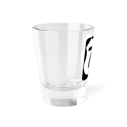 US 77-Q (Texas) (Road Sign) Shot Glass 1.5oz