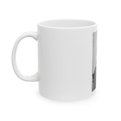 Portrait Of Maj. Gen. Lovell H. Rousseau, Officer Of The Federal Army (U.S. Civil War) White Coffee Mug
