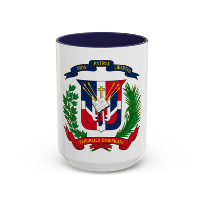 Coat of arms of the Dominican Republic - Accent Coffee Mug