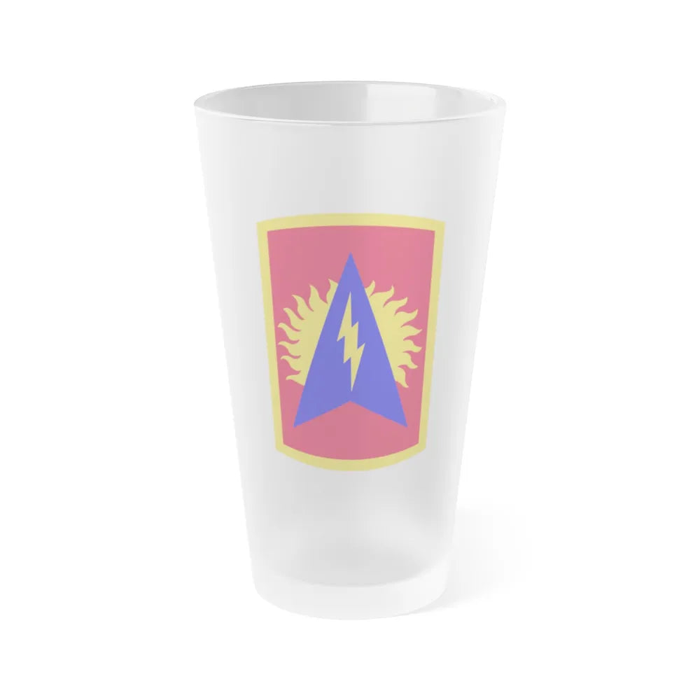 164th Air Defense Artillery Brigade (U.S. Army) Frosted Pint Glass 16oz-Go Mug Yourself