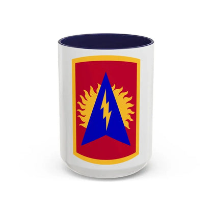 164th Air Defense Artillery Brigade (U.S. Army) Accent Coffee Mug 15oz Navy - Go Mug Yourself