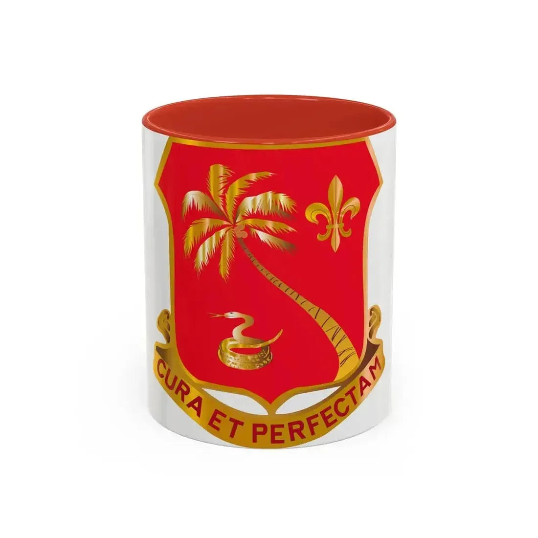 164th Field Artillery Battalion (U.S. Army) Accent Coffee Mug 11oz Red - Go Mug Yourself