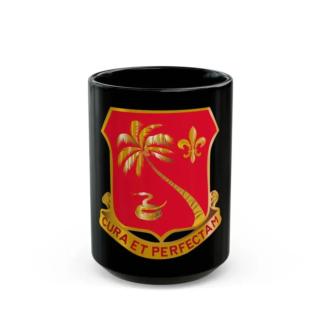 164th Field Artillery Battalion (U.S. Army) Black Coffee Mug 15oz - Go Mug Yourself