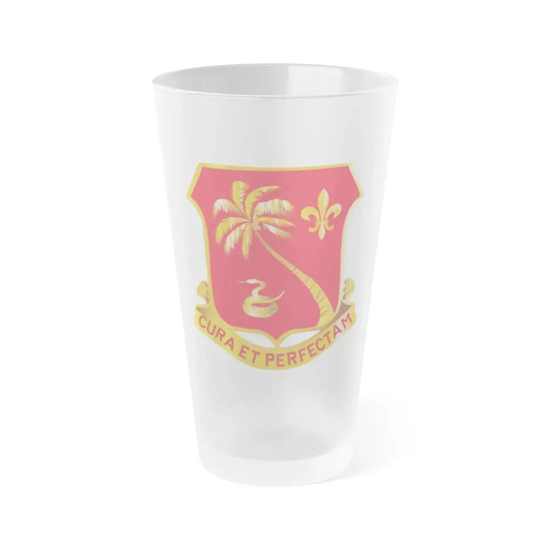 164th Field Artillery Battalion (U.S. Army) Frosted Pint Glass 16oz Default Title - Go Mug Yourself
