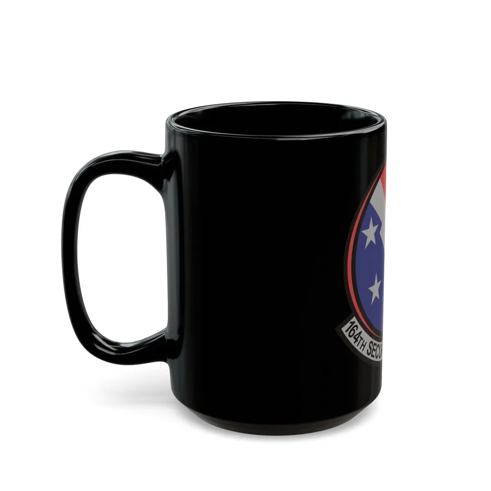 164th Security Forces Squadron (U.S. Air Force) Black Coffee Mug-Go Mug Yourself