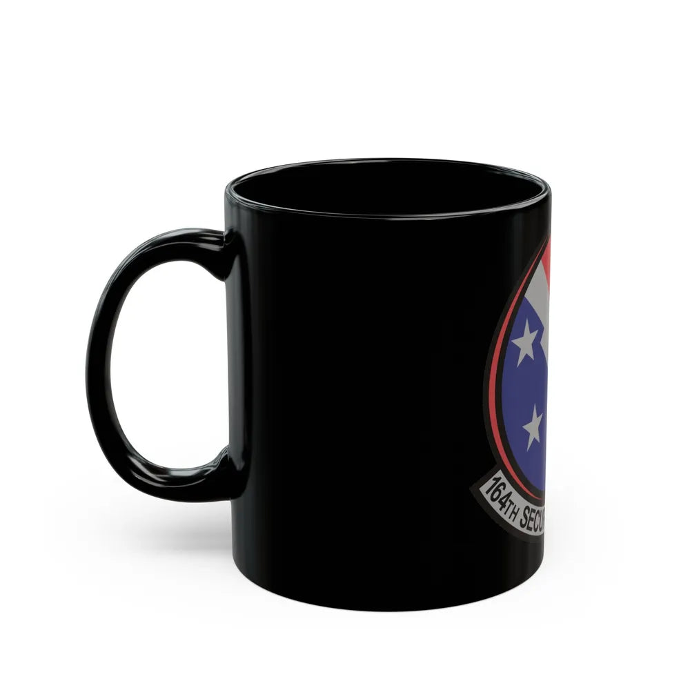 164th Security Forces Squadron (U.S. Air Force) Black Coffee Mug-Go Mug Yourself