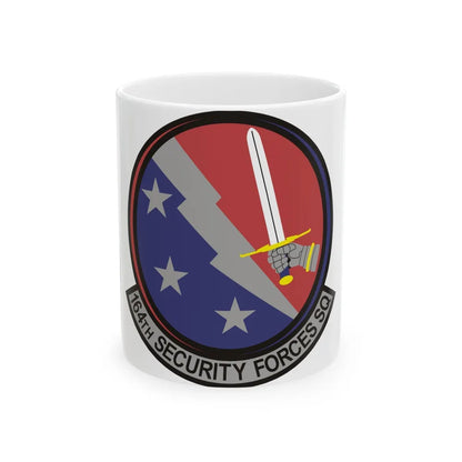 164th Security Forces Squadron (U.S. Air Force) White Coffee Mug-11oz-Go Mug Yourself