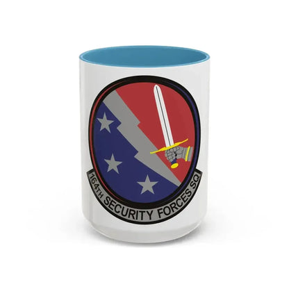 164th Security Forces Squadron (U.S. Air Force) Accent Coffee Mug 15oz Light Blue - Go Mug Yourself