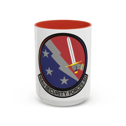 164th Security Forces Squadron (U.S. Air Force) Accent Coffee Mug 15oz Red - Go Mug Yourself