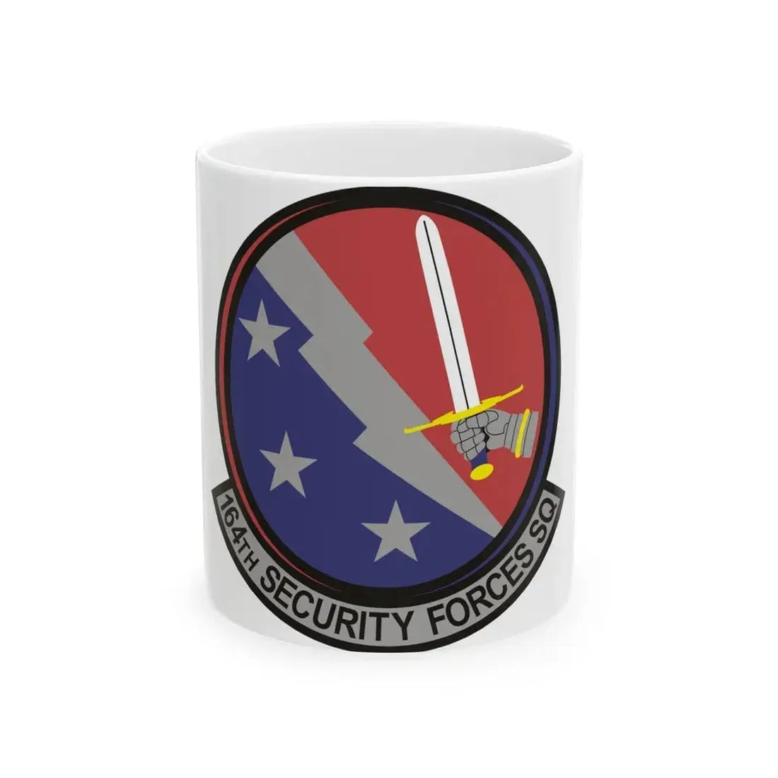 164th Security Forces Squadron (U.S. Air Force) White Coffee Mug 11oz - Go Mug Yourself