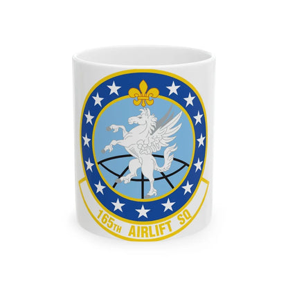 165 Airlift Squadron (U.S. Air Force) White Coffee Mug-11oz-Go Mug Yourself