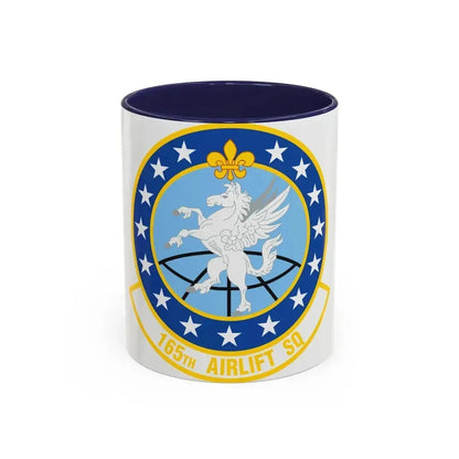 165 Airlift Squadron (U.S. Air Force) Accent Coffee Mug 11oz Navy - Go Mug Yourself