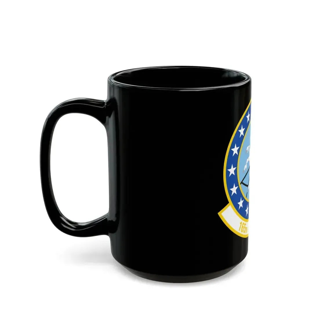 165 Airlift Squadron (U.S. Air Force) Black Coffee Mug - Go Mug Yourself
