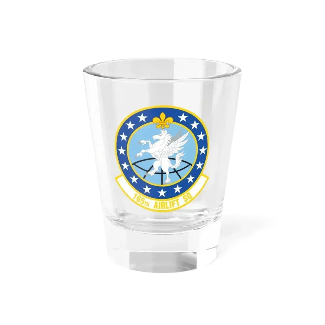 165 Airlift Squadron (U.S. Air Force) Shot Glass 1.5oz 1.5oz - Go Mug Yourself