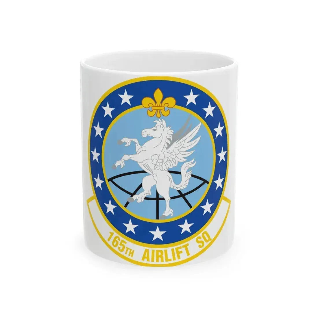 165 Airlift Squadron (U.S. Air Force) White Coffee Mug 11oz - Go Mug Yourself
