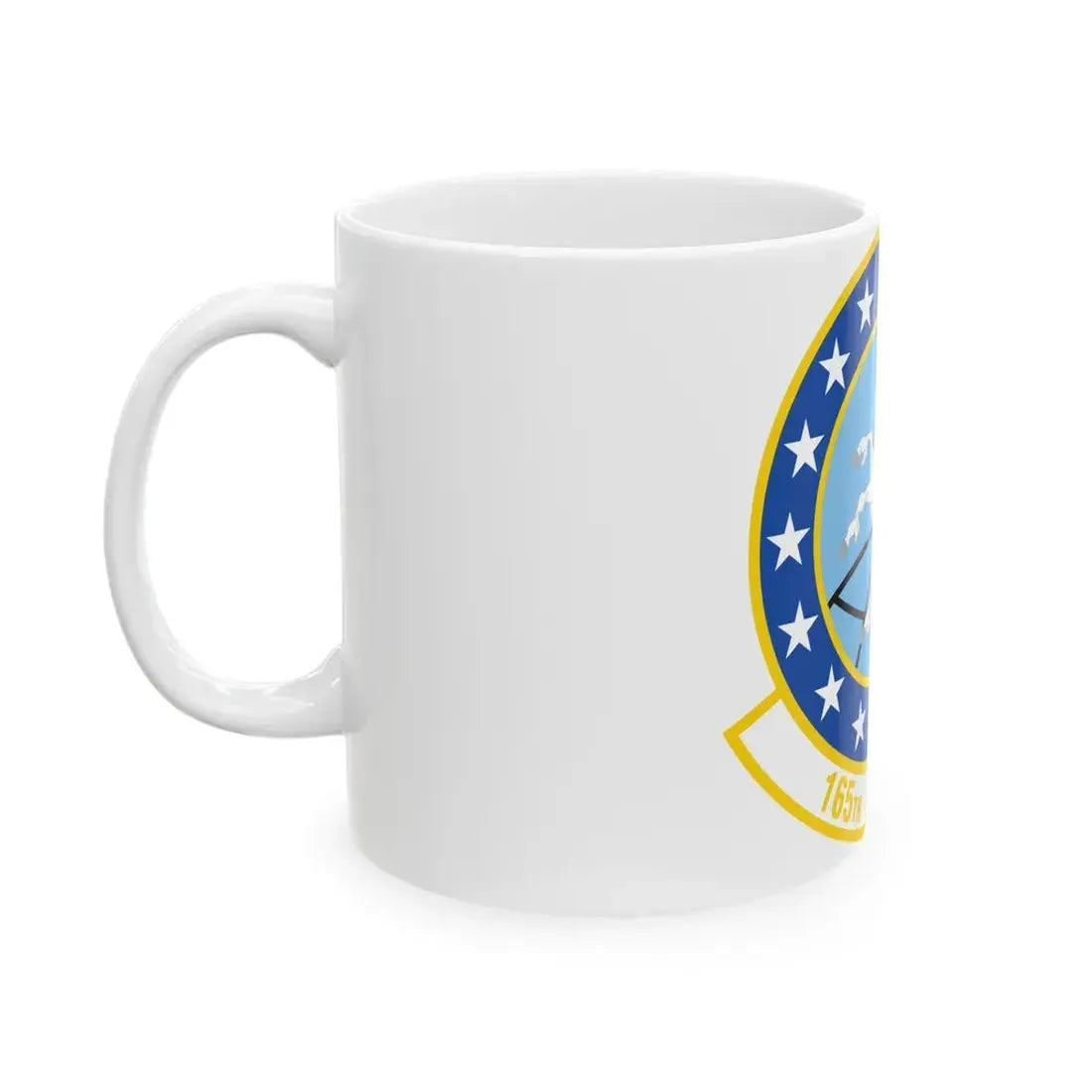 165 Airlift Squadron (U.S. Air Force) White Coffee Mug - Go Mug Yourself