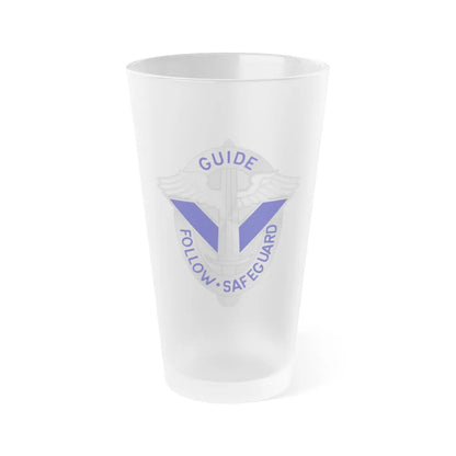 165 Aviation Group (U.S. Army) Frosted Pint Glass 16oz-Go Mug Yourself