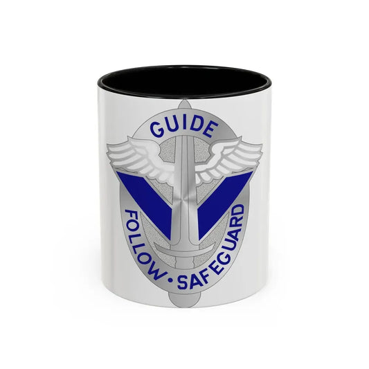 165 Aviation Group (U.S. Army) Accent Coffee Mug 11oz Black - Go Mug Yourself