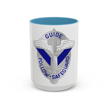165 Aviation Group (U.S. Army) Accent Coffee Mug 15oz Light Blue - Go Mug Yourself