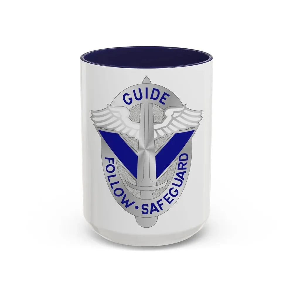 165 Aviation Group (U.S. Army) Accent Coffee Mug 15oz Navy - Go Mug Yourself