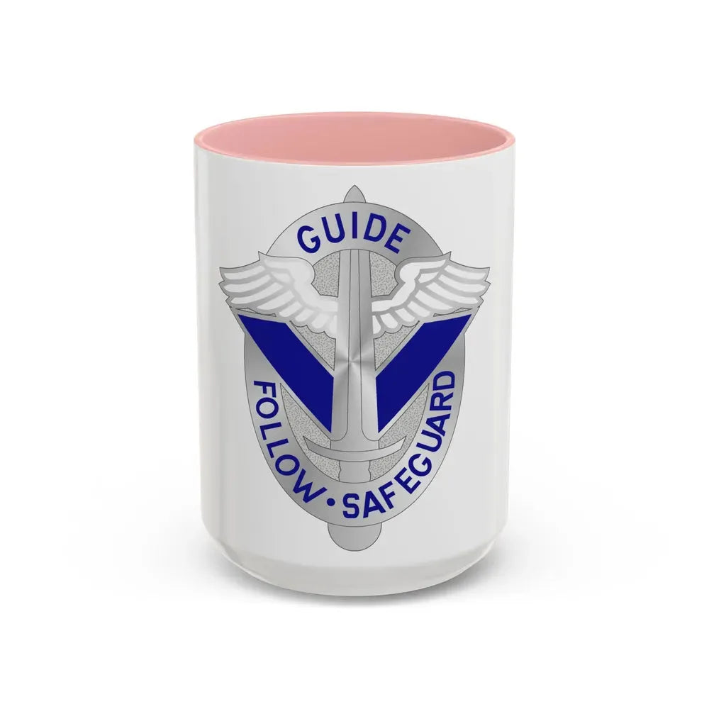 165 Aviation Group (U.S. Army) Accent Coffee Mug 15oz Pink - Go Mug Yourself