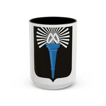 165 Military Intelligence Battalion 2 (U.S. Army) Accent Coffee Mug 15oz Black - Go Mug Yourself