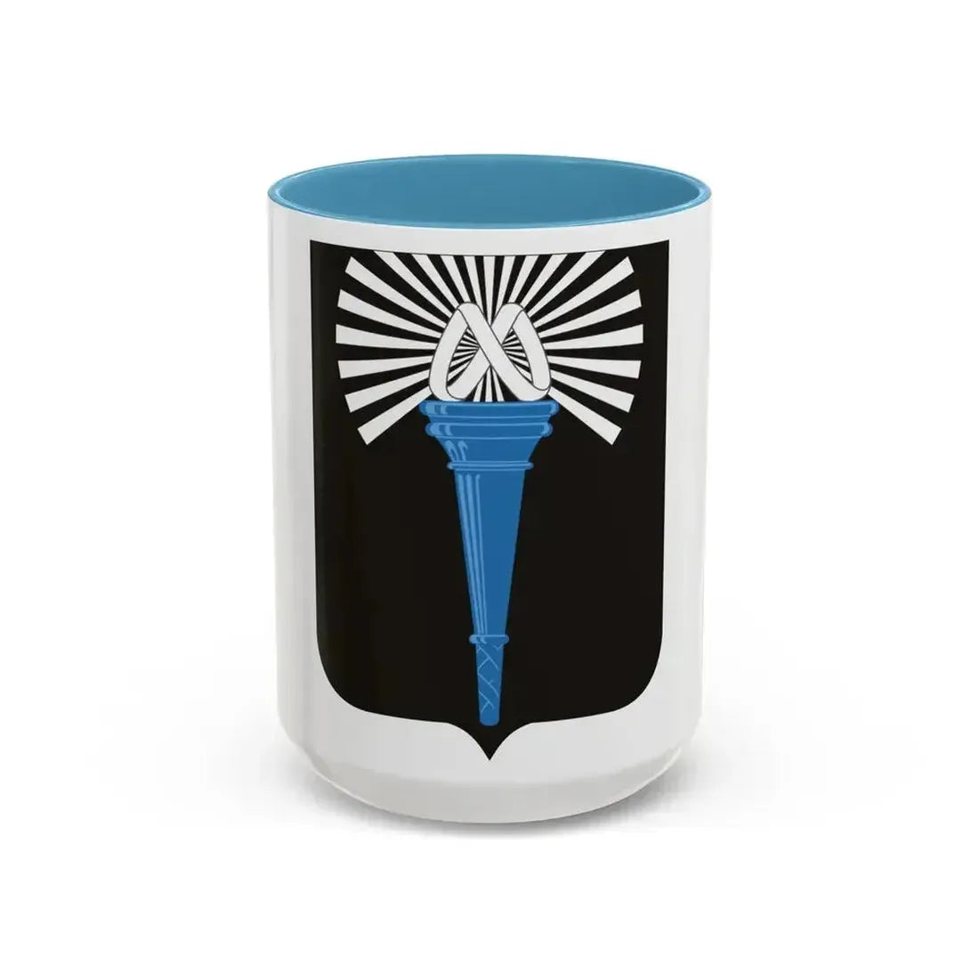 165 Military Intelligence Battalion 2 (U.S. Army) Accent Coffee Mug 15oz Light Blue - Go Mug Yourself