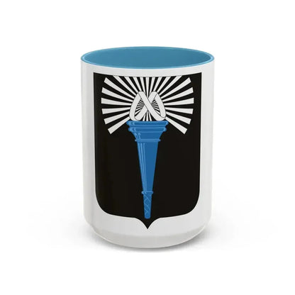 165 Military Intelligence Battalion 2 (U.S. Army) Accent Coffee Mug 15oz Light Blue - Go Mug Yourself